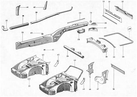 Porsche early 911 body panels